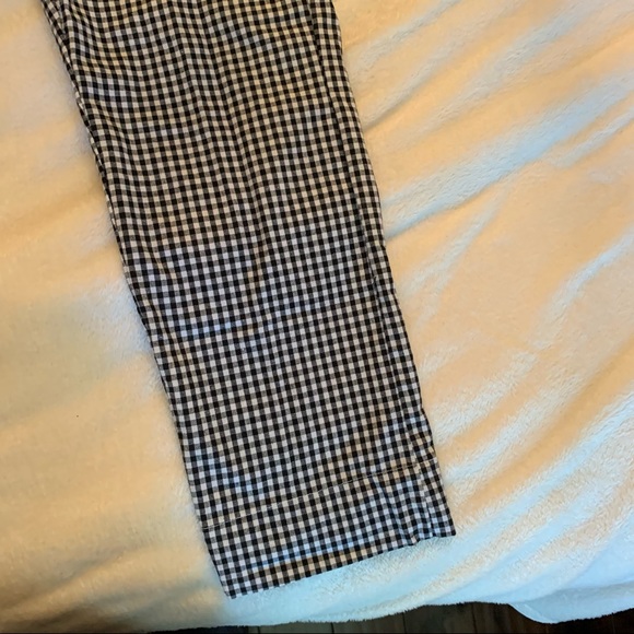COPY - Brandy Melville gingham trouser pants Tilden straight leg printed pants - Picture 9 of 11